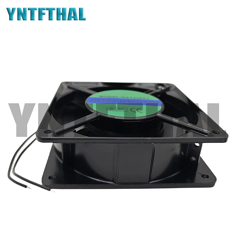 Nuevo SA1238A2 AC50/60Hz 0.09A 220V/240V 12CM 12038 ventilador de refrigeración de soldador láser de 2 cables - imagen 2