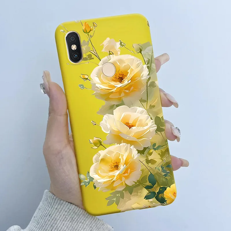 Para Xiaomi Redmi S2 Y2 funda de teléfono mariposa flor chica diseño suave silicona TPU carcasa trasera para RedmiS2 RedmiY2 cubre carcasa - imagen 3
