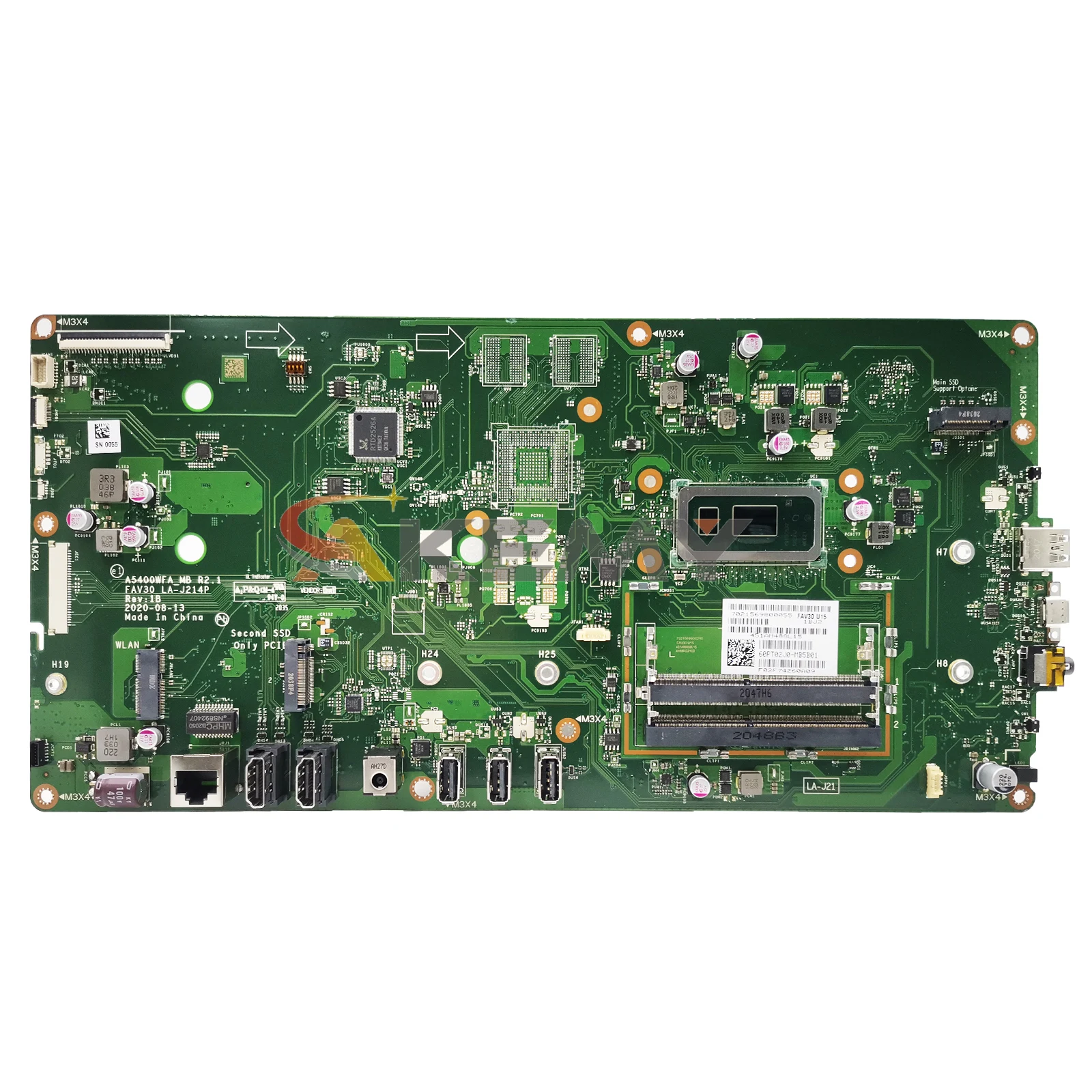 Para ASUS Zen AiO 24 A5400 A5400WFB A5400WFC A5400WFD A5400WFAR A5300WFA A5500WFA A5401WFA UM5400WFA LA-J214P A5400WFA placa base - imagen 4