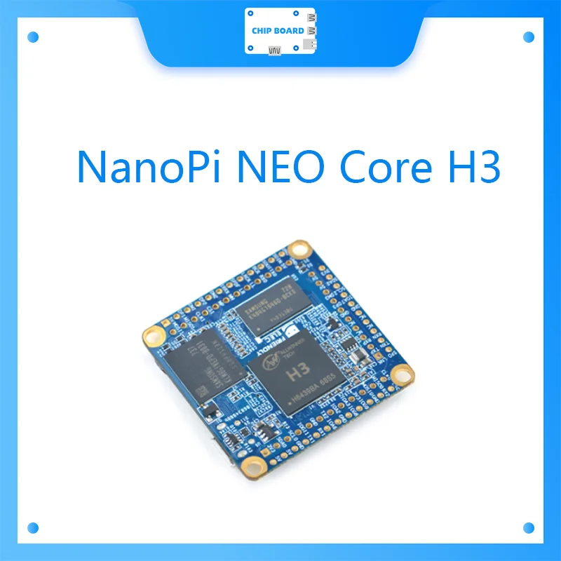 Friendly NanoPi NEO Core 256Mb/512Mb Allwinner H3, UbuntuCore Cortex-A7 de cuatro núcleos con núcleo principal 4.x.y