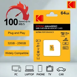 Tarjeta microSD KODAK para Cámara, Dron y Teléfono