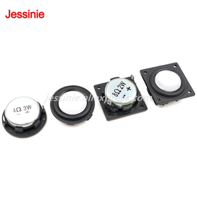 1 Uds. Mini altavoz de 1 pulgada 4 8 Ohm 3W 2 W 28MM sonido de rango completo graves de rango medio altavoz lateral de PU altavoces ultrafinos Bluetooth - imagen 2