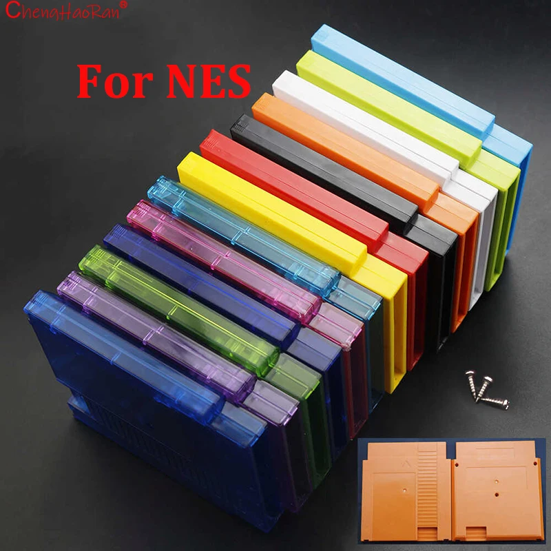 Caja de tarjetas de juego NS NES, convertidor de 60 pines a 72, funda protectora con 3 tornillos, 1 ud. - imagen 2
