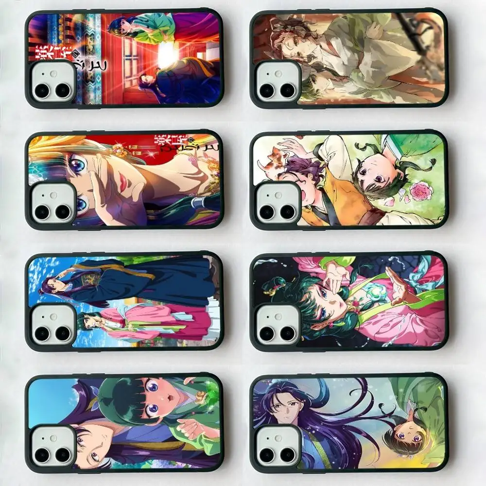 1 funda de teléfono The Apothecary Diaries de silicona PC + TPU para iPhone 11 12 13 14 15 16 Plus Pro Max