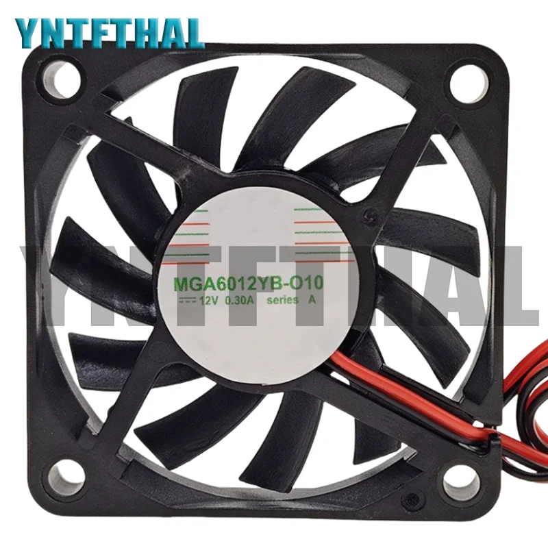 NUEVO MGA6012YB-O10 12V 0.30A 6CM 6010 Ventilador de refrigeración silencioso 6 CM