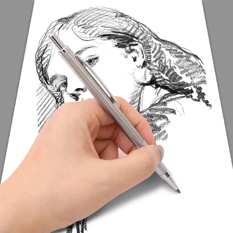 1/6 paquetes 0,3 0,5 0,7 0,9 1,3 2,0mm HB repuesto de cables para lápiz mecánico escritura dibujo lápices automáticos - imagen 2