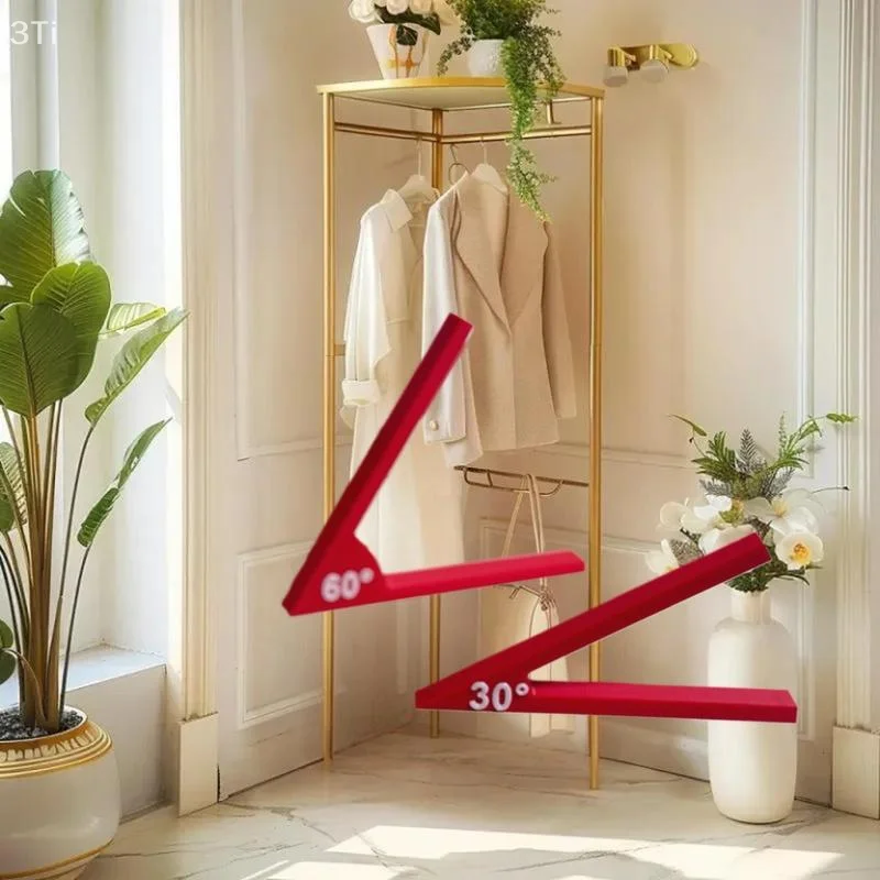 Regla de medición de ayuda para enseñanza de geometría portátil, herramientas de medición de ángulo multifuncional, 2/5 Uds. - imagen 3