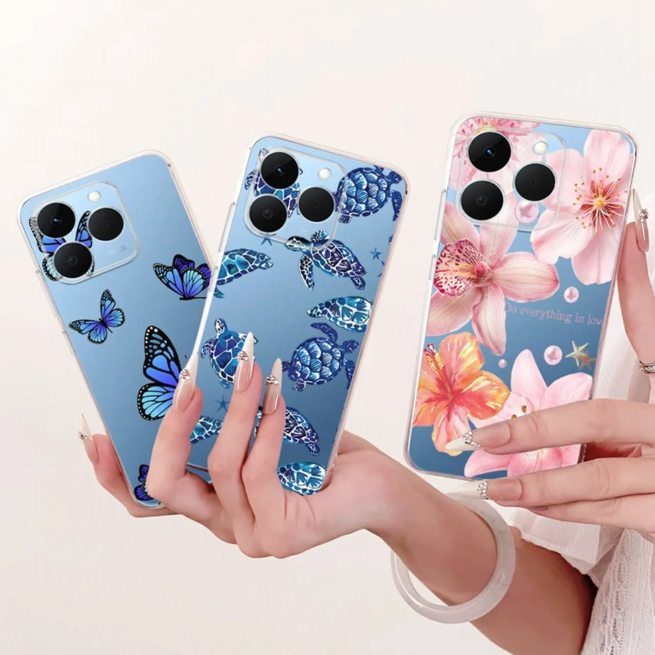 Funda transparente de TPU para Realme 15T 2025, fundas de teléfono con patrón de nuevo estilo para Realme 15T 5G, fundas para parachoques - imagen 5