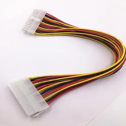 Cable Extensión ATX 24 Pines Macho a Hembra 30cm para PC