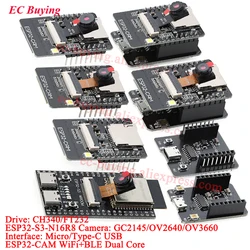 Placa Desarrollo ESP32-CAM WiFi Bluetooth USB-C Sensor OV2640 OV3660