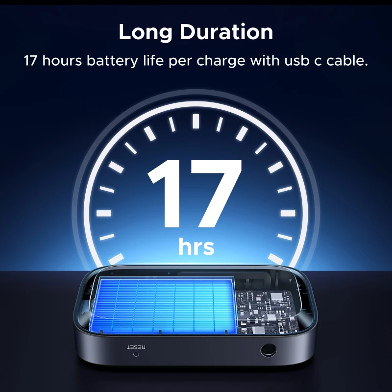 Receptor Bluetooth 6,0 con LDAC, adaptador de audio inalámbrico de alta resolución Receptor auxiliar de 3,5 mm para parlantes/altopar con cable/estéreo - imagen 5