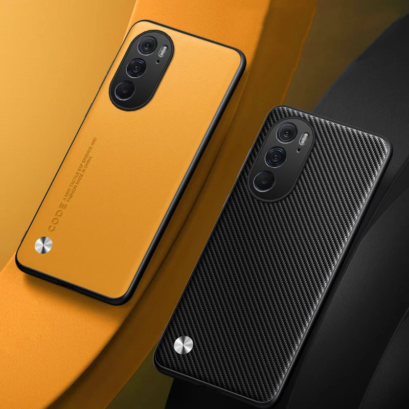 Funda de cuero PU de lujo para Motorola Edge 30 Pro, funda trasera de silicona, funda protectora para teléfono para Motorola Moto Edge Plus 2022 X30 - imagen 3