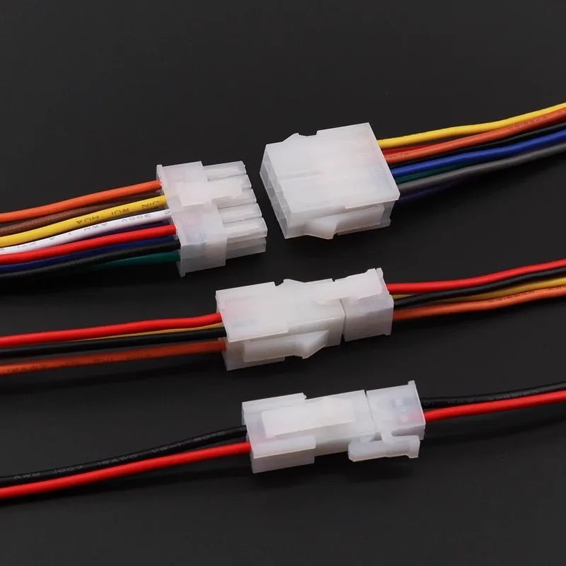 1 par de conectores de arnés de automóvil 5557 5559 30CM 4,2mm 2X8 2*1-8Pin macho hembra Cable de alimentación de computadora Terminal de Cable único