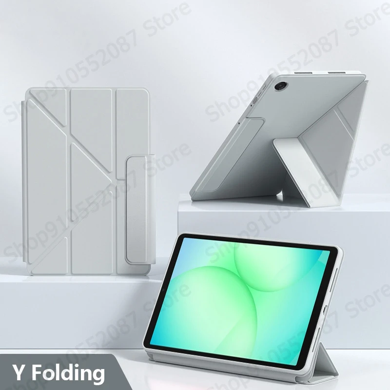 Para Samsung Tab A11 Funda de 8,7 pulgadas con soporte de cuero PU plegable inteligente Funda magnética para Funda Galaxy Tab A11 Coque sm x130 x135