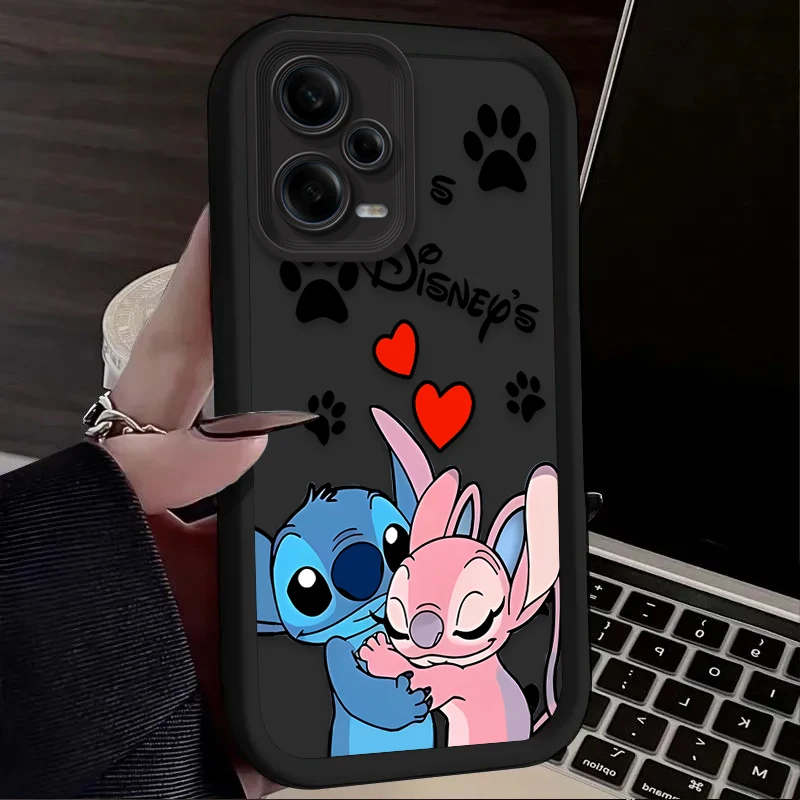 Funda de Ángel de punto bonito de Disney para Xiaomi Redmi Note 13 14 12 11 Pro Plus 5G 14S 12S 11S 10S 10 9 Redmi 14C 13C 12C 12 4G - imagen 4