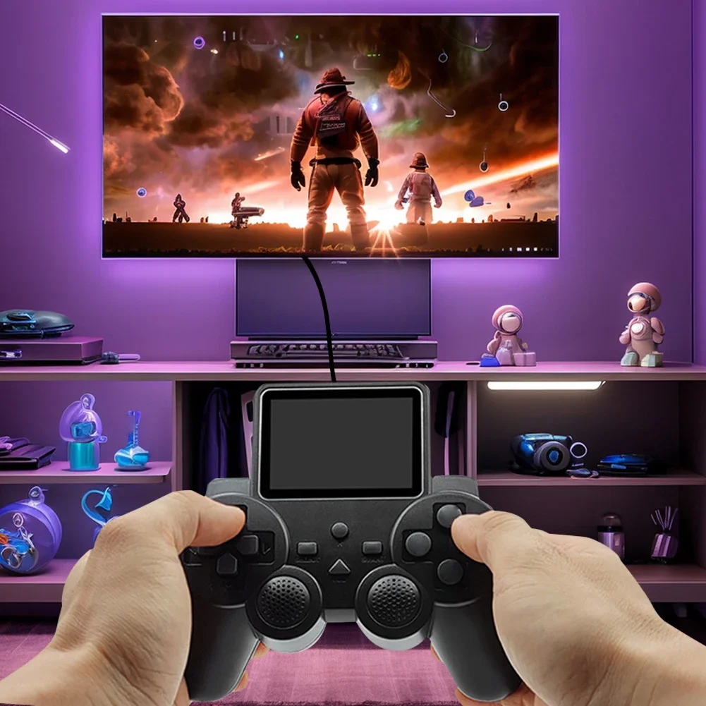 Consola de videojuegos portátil S10 de 2,4 pulgadas, controlador equipado con 520 juegos integrados, reproductor de juegos portátil Retro, Control de salida AV - imagen 5