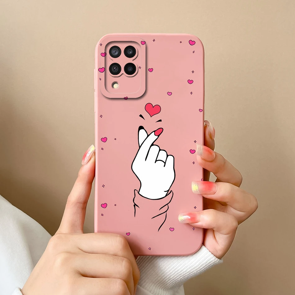Para Samsung A12 M12 F12 Funda creativa de silicona líquida suave protección de cámara Funda trasera de teléfono para Galaxy A12 A M F 12 Funda Capa - imagen 5