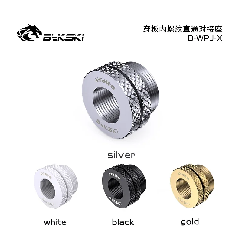 Bykski B-WPJ-X agregar líquido a través de la caja G1/4 "conexión acoplamiento interfaz de asiento de acoplamiento multiusos accesorios de enfriador de agua - imagen 3