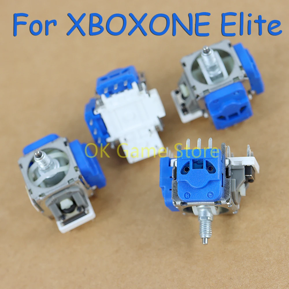 20 piezas para XBOXONE Xbox One Elite 2 V2.0 azul 3D Hall Joystick Rocker Hall electromagnético IC Joystick accesorios de consola de juegos