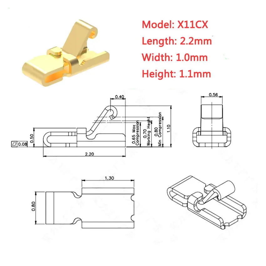 Cltgxdd 10 Uds antena metralla batería de acero inoxidable Terminal de conexión a tierra conductor conector de contacto de señal - imagen 4