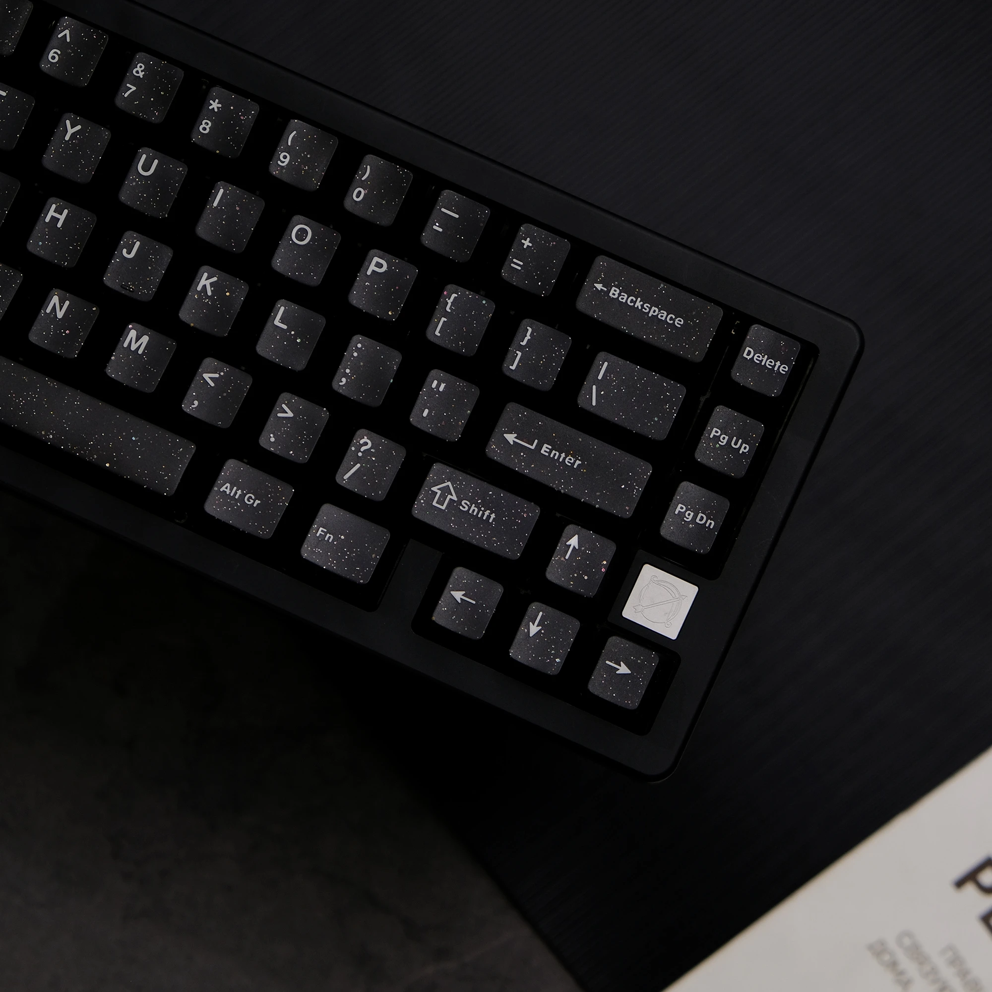 Teclas Semi transparentes con perfil de cereza, color negro brillante, 114 teclas, translúcidas, doble disparo, ABS, para interruptores MX, teclado para juegos - imagen 2