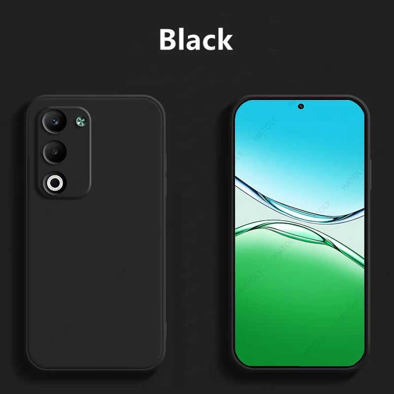 Funda de teléfono de silicona líquida Original para Oppo A6i 5G China Funda чехол Funda para Oppo A5 5G Funda trasera Global para Oppo A6i 5G - imagen 2