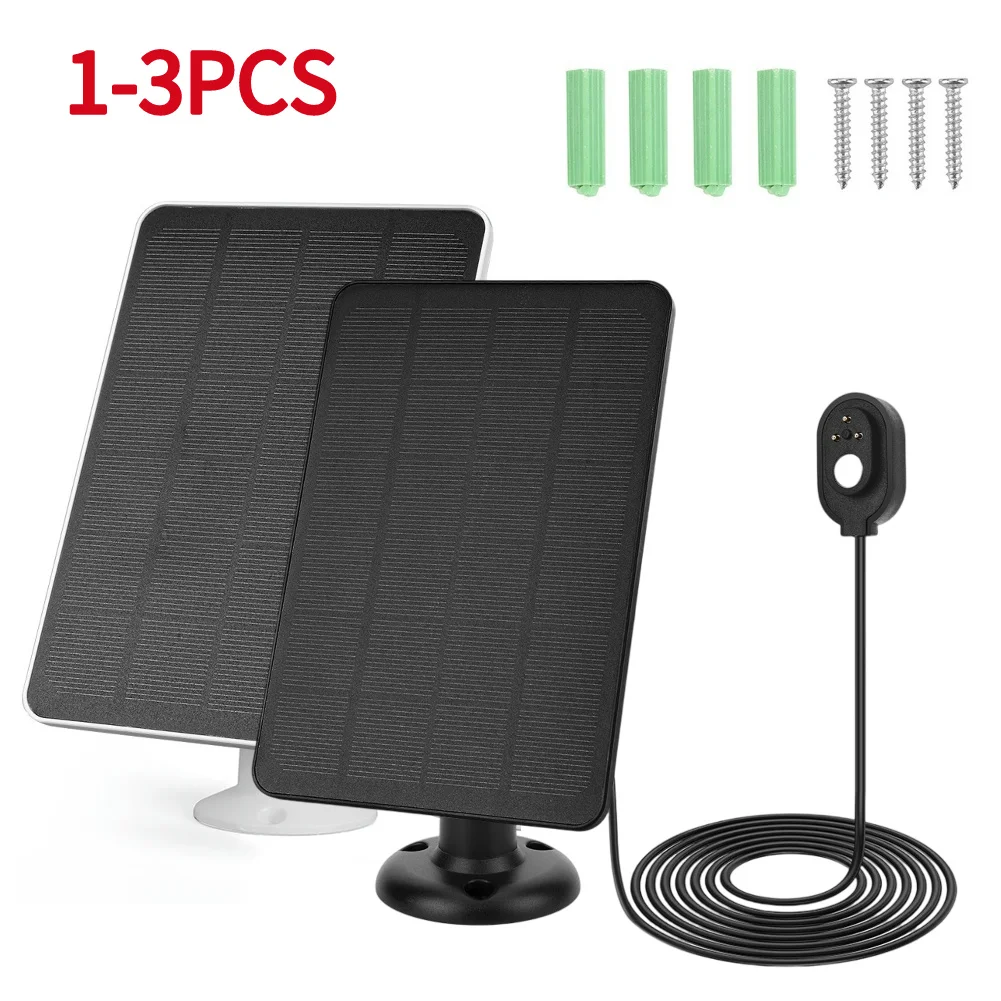 Paneles de carga Solar para cámara de seguridad, Cable de carga de 9,8 pies, cargador de batería Solar para Arlo Pro piezas/4/3, reflector, 5S 1-3, 10W, 5V - imagen 2