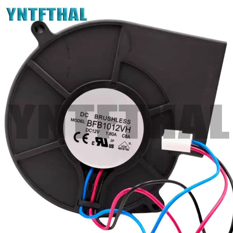 Nuevo BFB1012VH 12V 1.80A ventilador de refrigeración de 3 cables - imagen 2