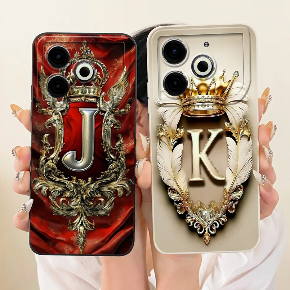 Para Tecno Pova 6 Neo 5G funda KL8 Cool Fashion letras funda de silicona suave para Tecno Pova 6 Pro Pova6 Neo 5G bolsas de cubierta trasera