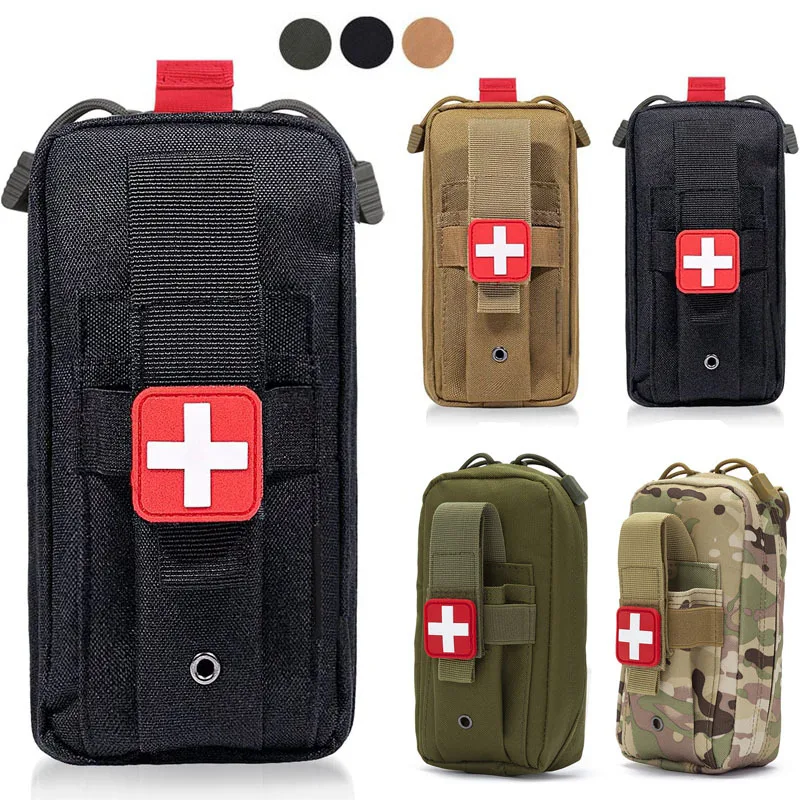 Botiquín de primeros auxilios, bolsa médica EDC, bolsa médica táctica para exteriores, torniquete, tijeras, riñonera, ventilador militar, bolsa de supervivencia táctica