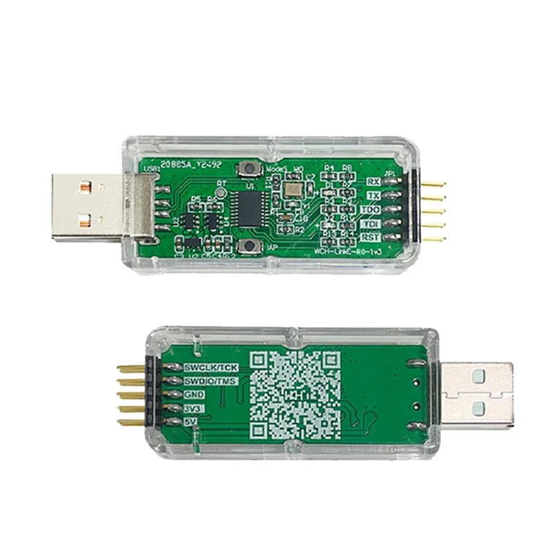 2 uds WCH-Linke descargar en línea depurador compatible con interfaz MCU/SWD de arquitectura WCH RISC-V 1 puerto serie a canal USB - imagen 3