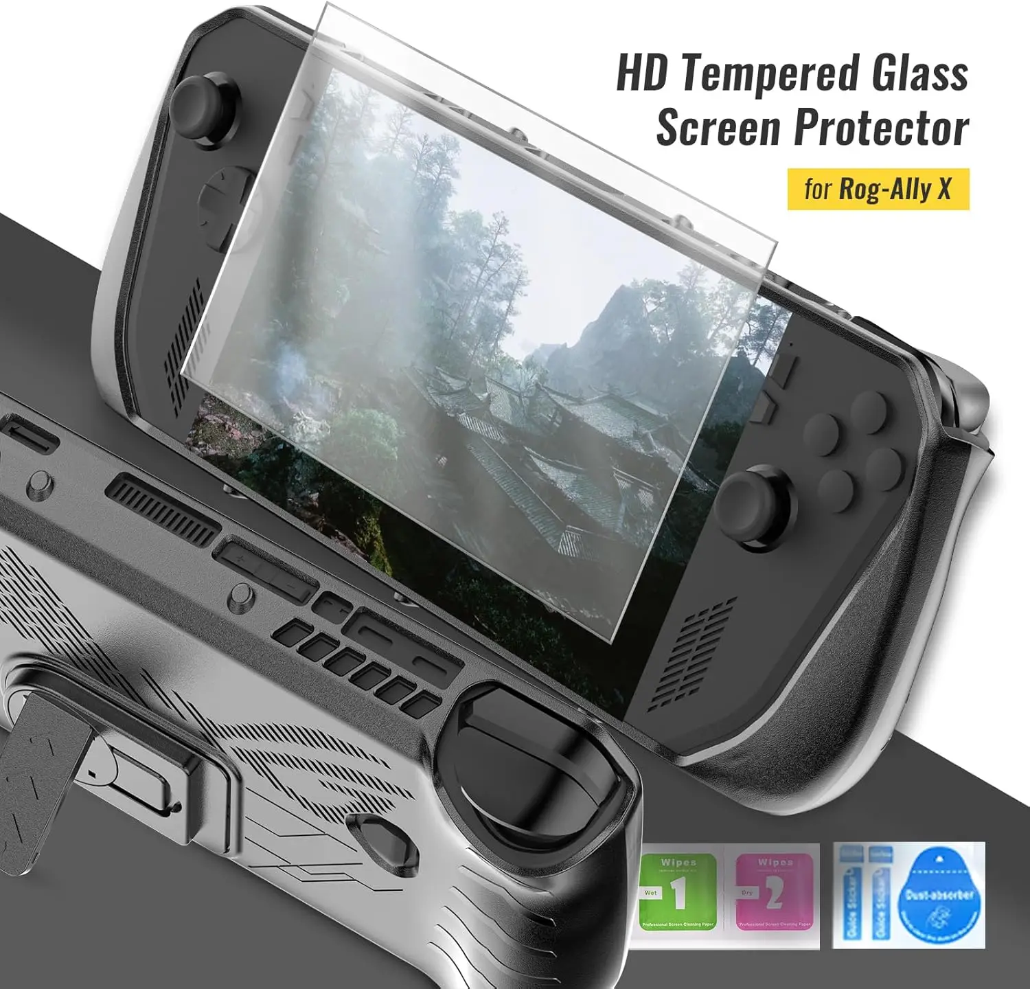 Uniraku Rog Ally X Funda Protectora Completa Exclusiva Rog Ally Silicona Suave - imagen 3