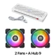 2 Fans A Hub 9 B