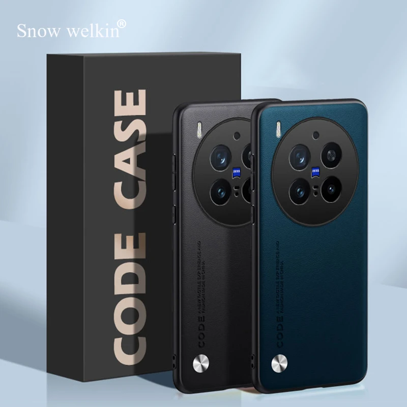 Funda de silicona de lujo de cuero PU a prueba de golpes para Vivo X300 X200 X100 Pro Mini Ultra FE funda trasera de teléfono para Vivo X200S X100S - imagen 3