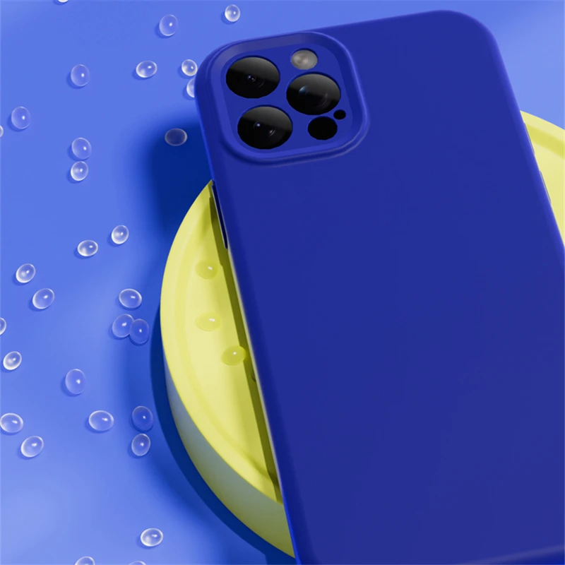 Funda Magsafe de silicona líquida para iPhone 11, 12, 13, Pro Max, 13Pro Max, a prueba de golpes, carga inalámbrica magnética, cubierta de Color sólido - imagen 4