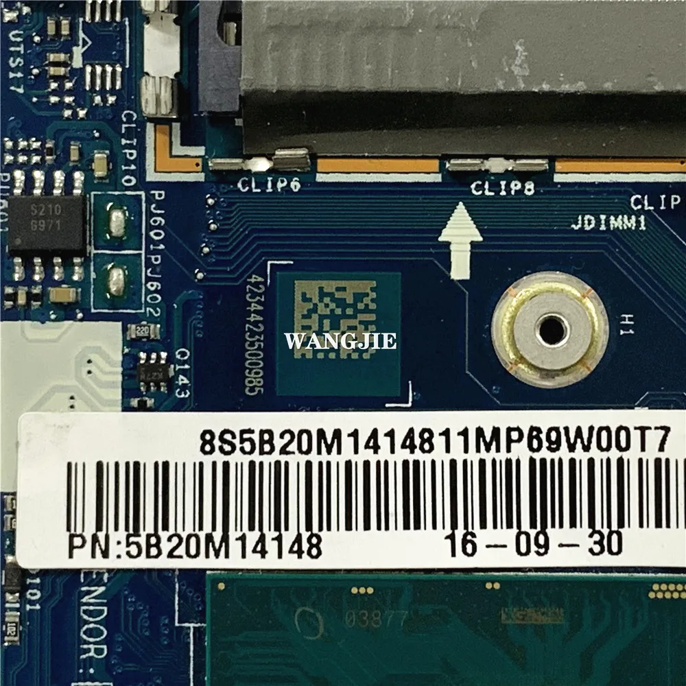 Placa base para ordenador portátil 100% funcional 5B20M14148 para Lenovo Yoga 710-14IKB BIUY2_Y3 LA-D471P UMA i7-7500U - imagen 4