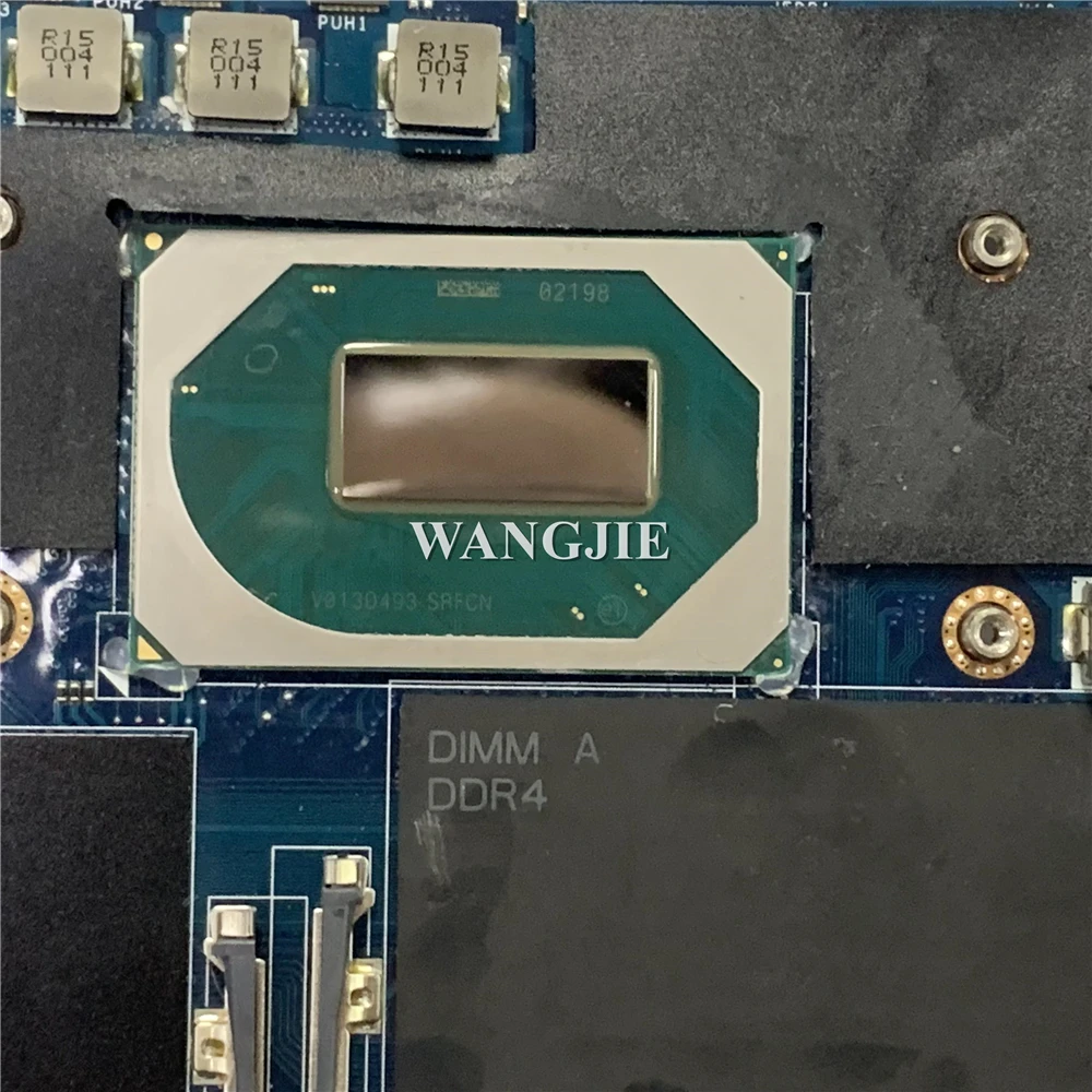 Para Dell Latitude 5401 placa base para ordenador portátil EDC42 LA-H171P CN-04N4MH 04N4MH placa base para portátil SRFCN i7-9850H 100% en funcionamiento - imagen 4