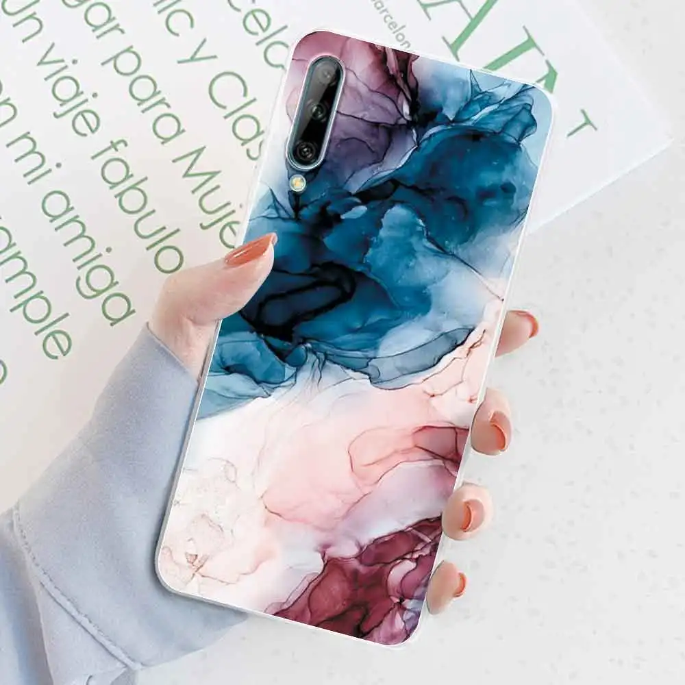 Funda transparente para Huawei P Smart Pro 2019, carcasa suave de mármol para P Smart Pro 2019, Funda de teléfono PSmart Pro 2019 - imagen 5