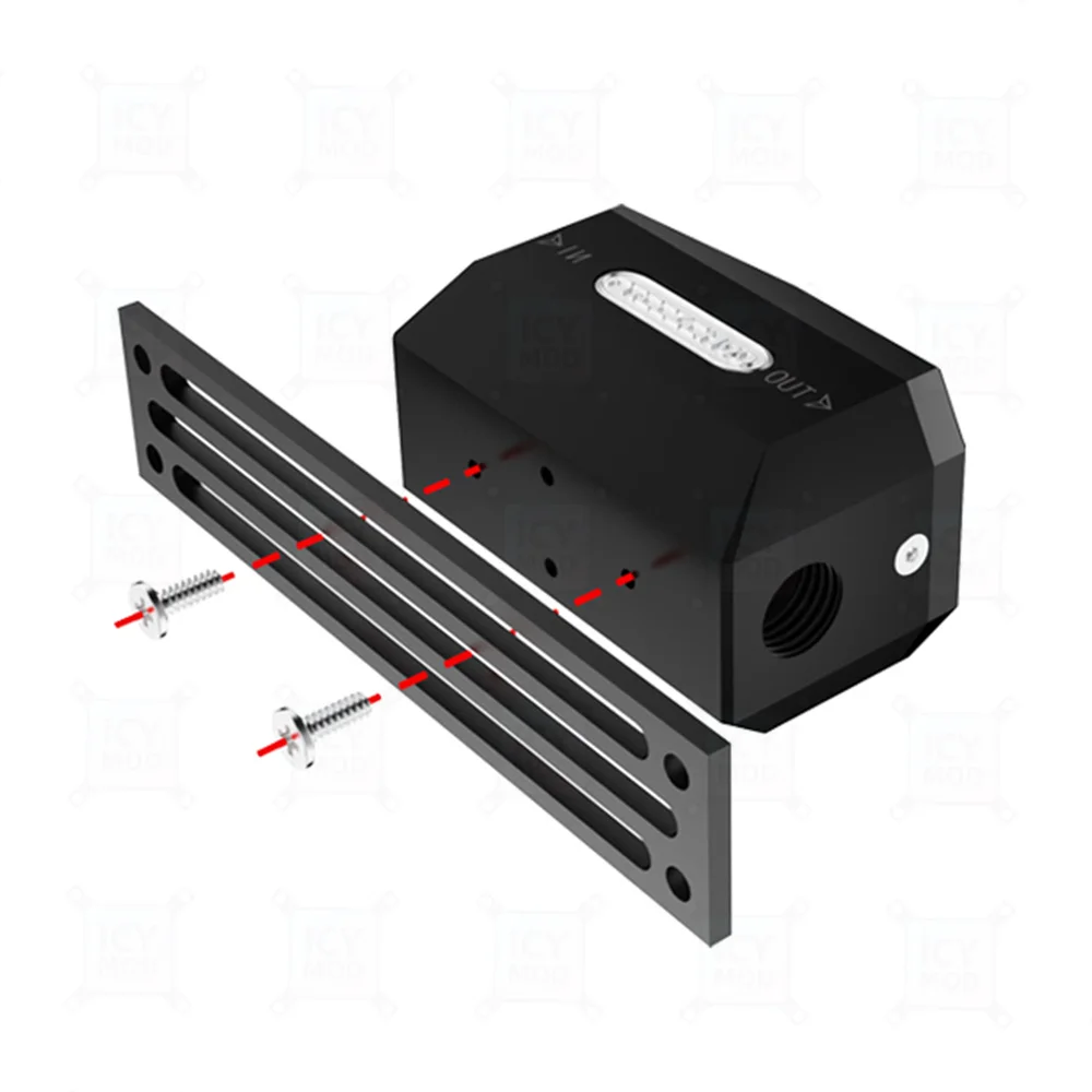 FREEZEMOD-sistema de refrigeración de agua, Monitor LCD, alarma de nivel de agua, Detector eléctrico de temperatura para Monitor MOD, LSJ-ZNBJ-V2 - imagen 5