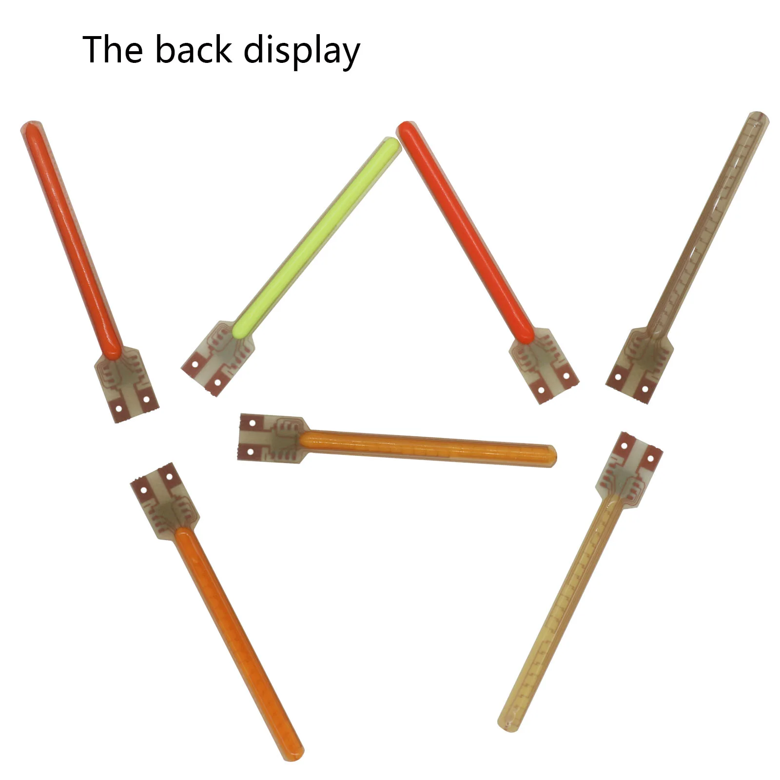 Lámpara de flujo de ducha de meteoritos COB de 3V, filamento LED de 58mm, 2200K, azul, rojo, Rosa, Verde, piezas de luz incandescente, accesorios de diodos DIY - imagen 2