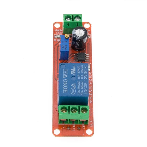 NE555 Módulo Retardo Interruptor Automático Encendido Apagado - imagen 3