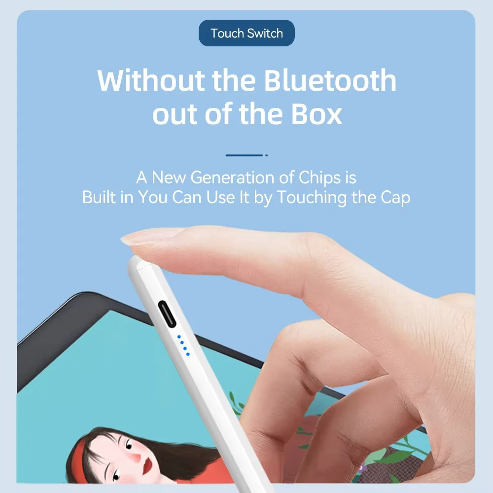 Lápiz óptico para Apple 2024 iPad Air 6 11 13 M2 Pro 13 11 M4 5/6/7/8/9/10th Gen Air 3/4/5/6 Mini 5 6 7 con rechazo de palma - imagen 5