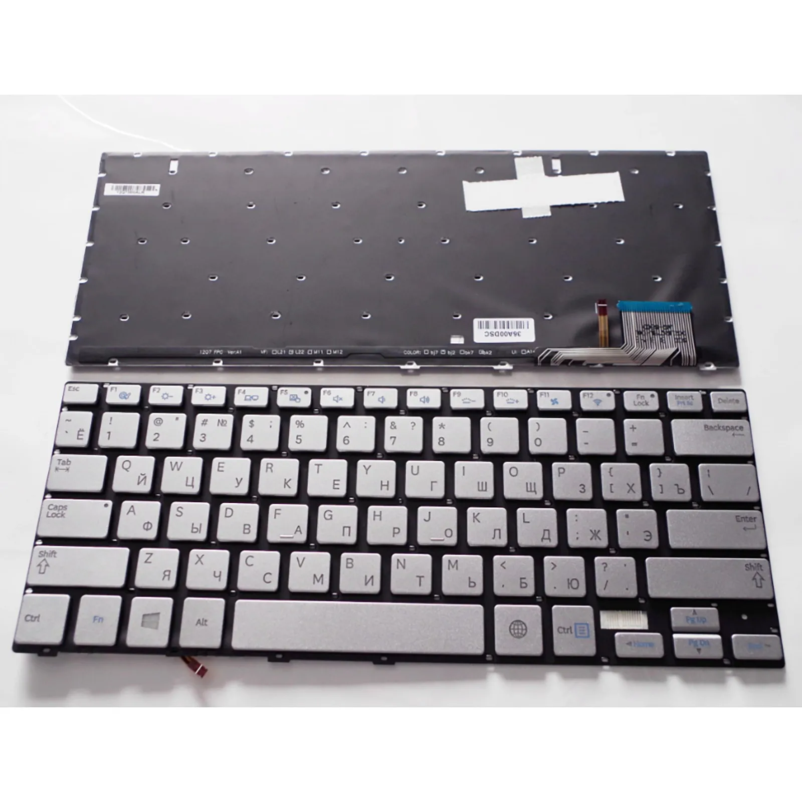 Diseño US RU para Samsung 730U3E NP740U3E 740U3E NP730U3E NP730U4 NP730QAA-K01 retroiluminación del teclado del ordenador portátil - imagen 3