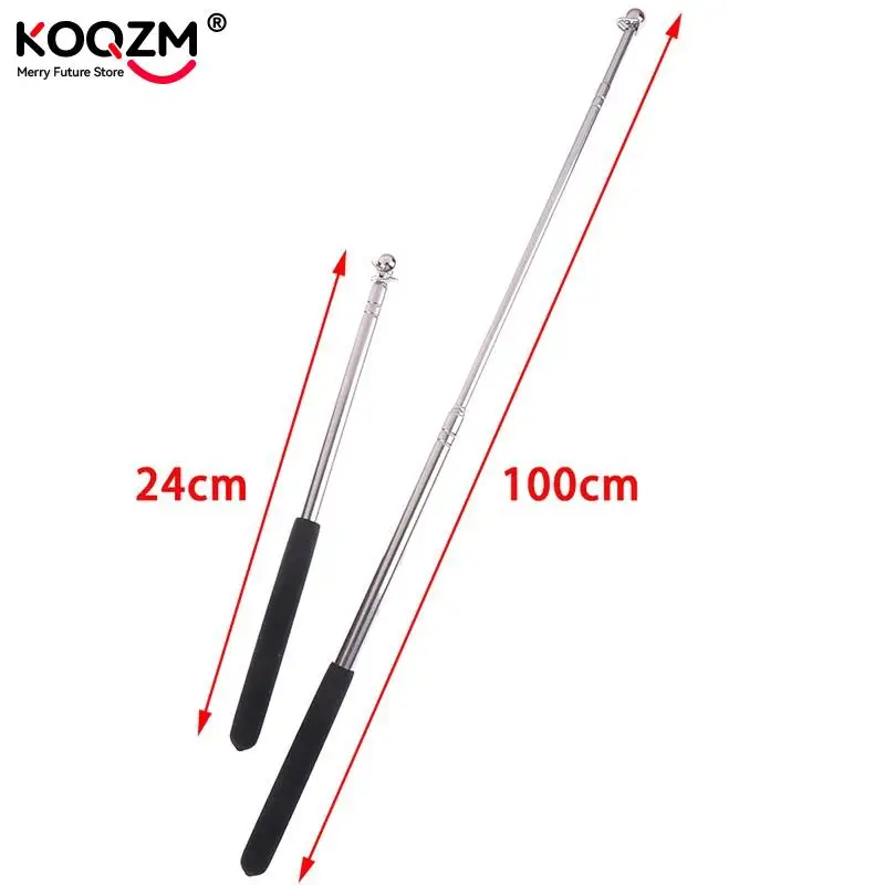 Puntero de mano extensible, puntero telescópico retráctil, presentador de mano, bolígrafo de puntero de pizarra blanca para aula, reunión de enseñanza - imagen 4