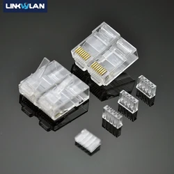 Conector RJ45 CAT6 UTP con Herramienta de Inserción para Red