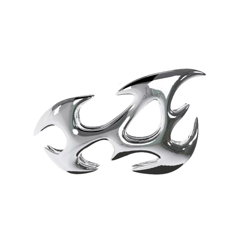 Funda Airpods4 de mercurio líquido Original, decoración, diseño calado, funda protectora personalizada para Airpods, accesorios para auriculares, regalo Y2K - imagen 2