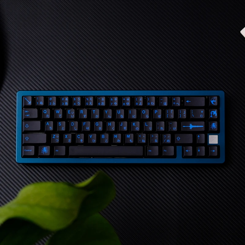 GMK Abyssal clon Keycaps, PBT Dye, sublimación, Cherry Profile Keycap para teclado mecánico MX Switch 64 75 84 96, 1 Juego