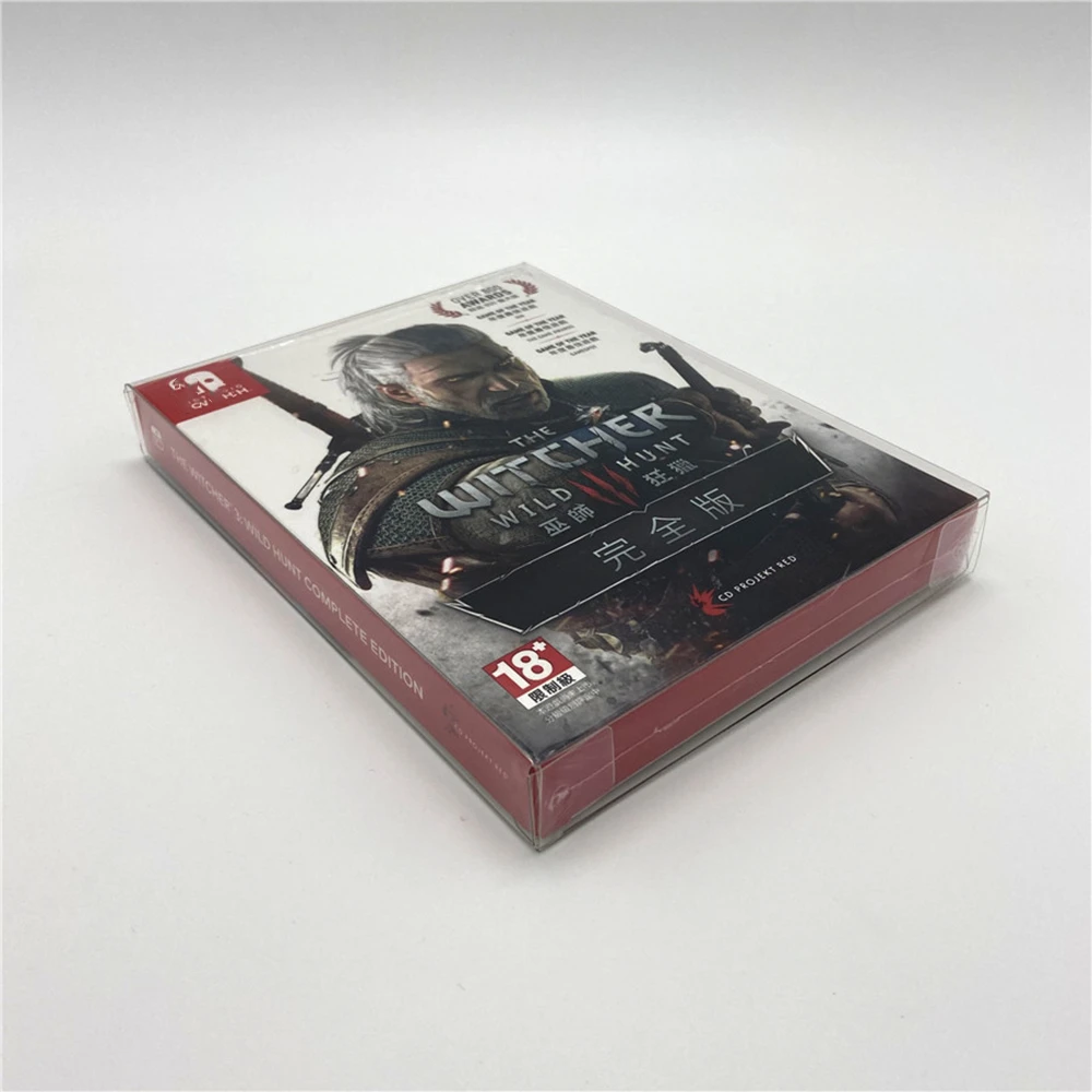 Protector de caja transparente para The Witcher 3: cajas de colección Wild Hunt para Nintendo Switch/NS Game Shell estuche de exposición transparente - imagen 3