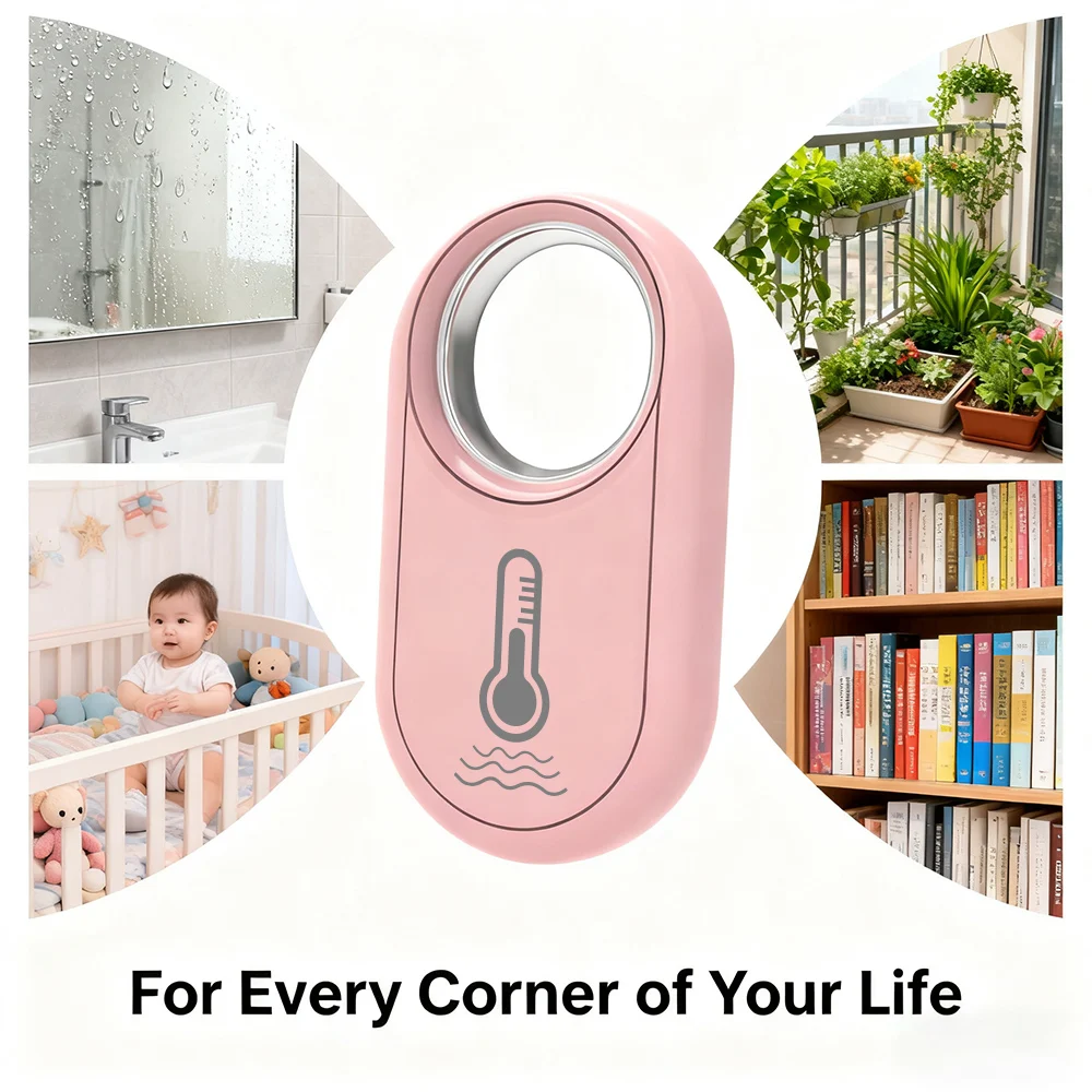 Tuya Zigbee-Sensor inteligente de temperatura y humedad para colgar, humidificador para el hogar, termostato, conexión de escena, Control por aplicación - imagen 3