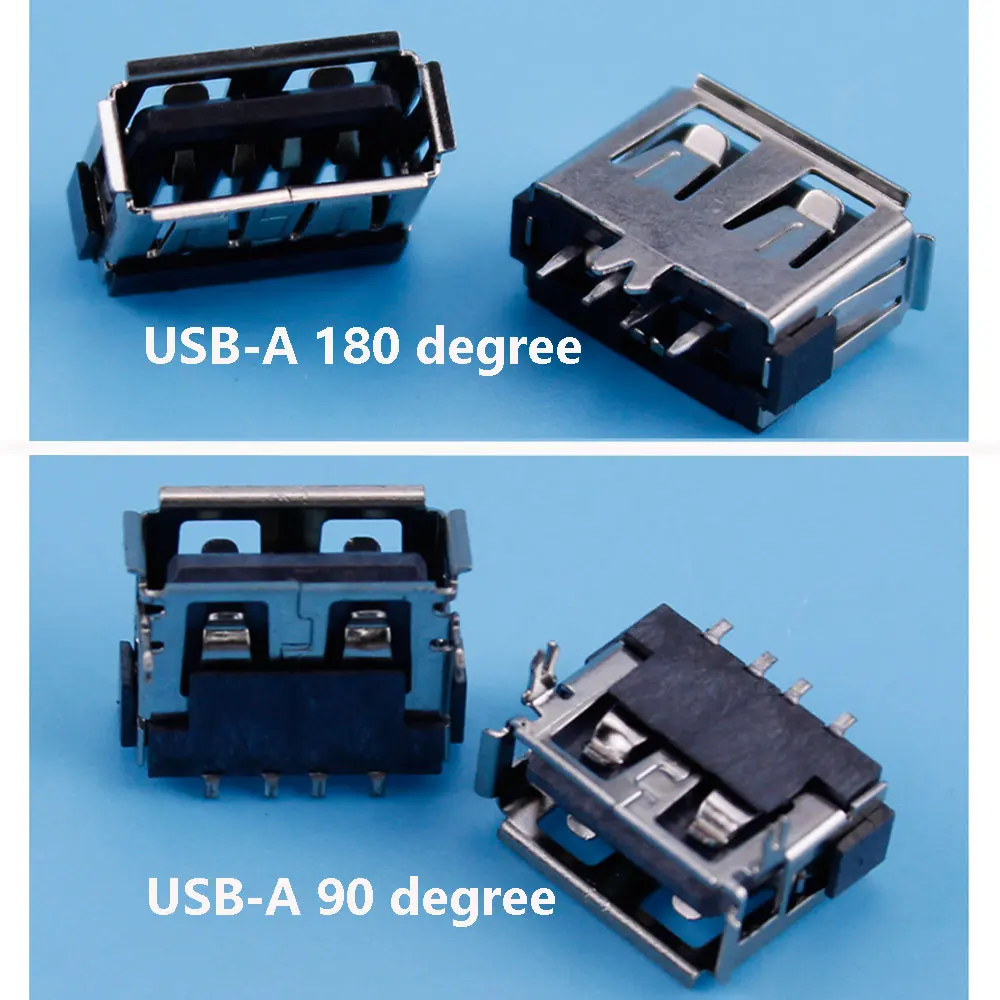 Dos conectores USB con diferentes grados de conectividad